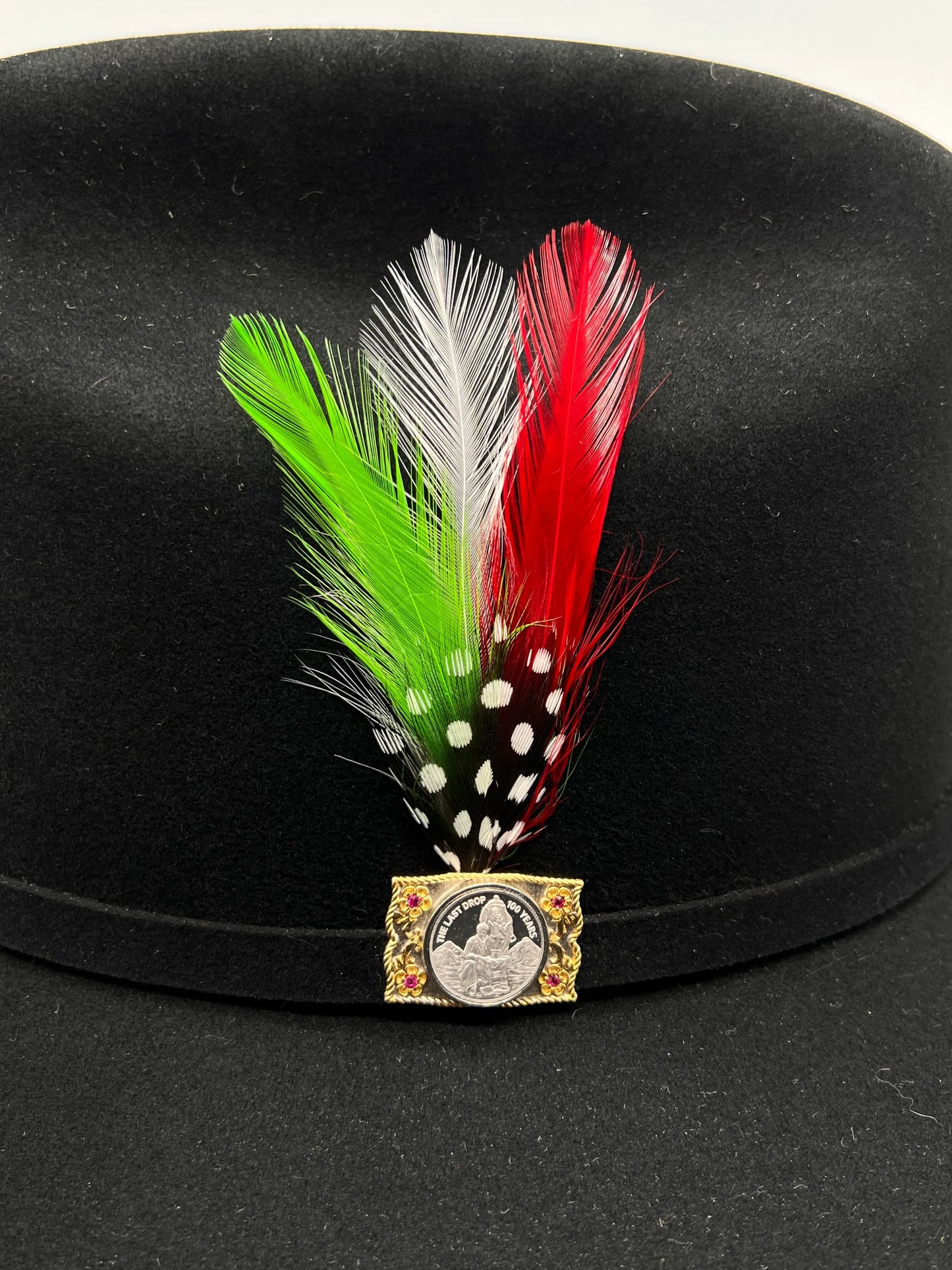 NEW Multicolor Feather 6 Pack & 1 Single Feather Pluma Classic Stetson Hat Accessory