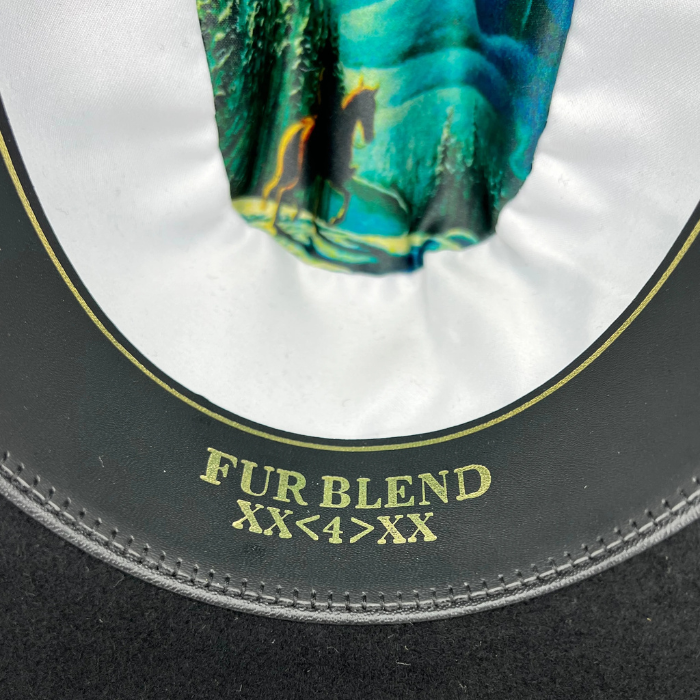4X Grant Cattleman Fur Blend - Black